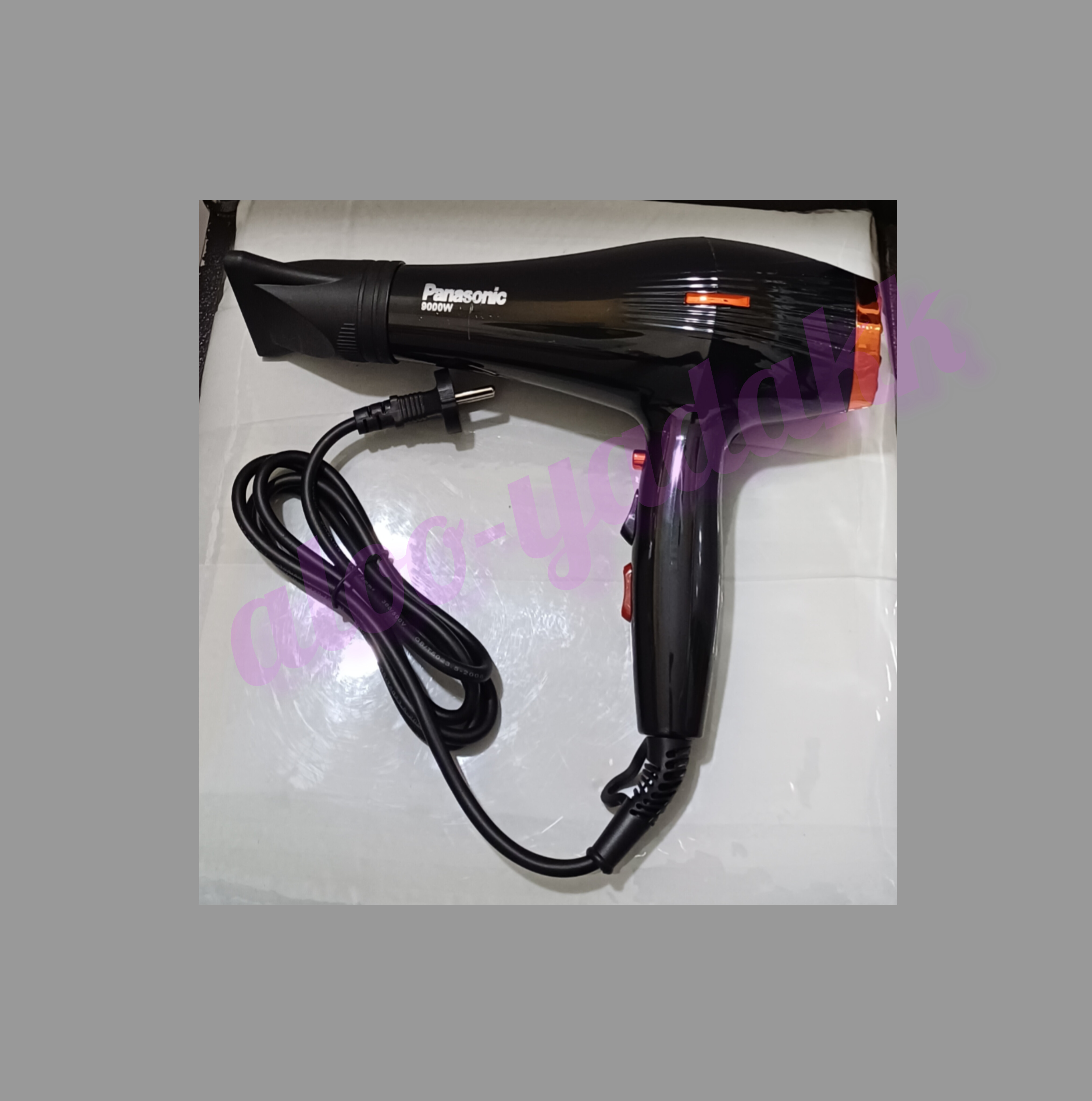 سشوار مو Panasonic مدل 9010 (قدرت بالا و طراحی حرفه‌ای)