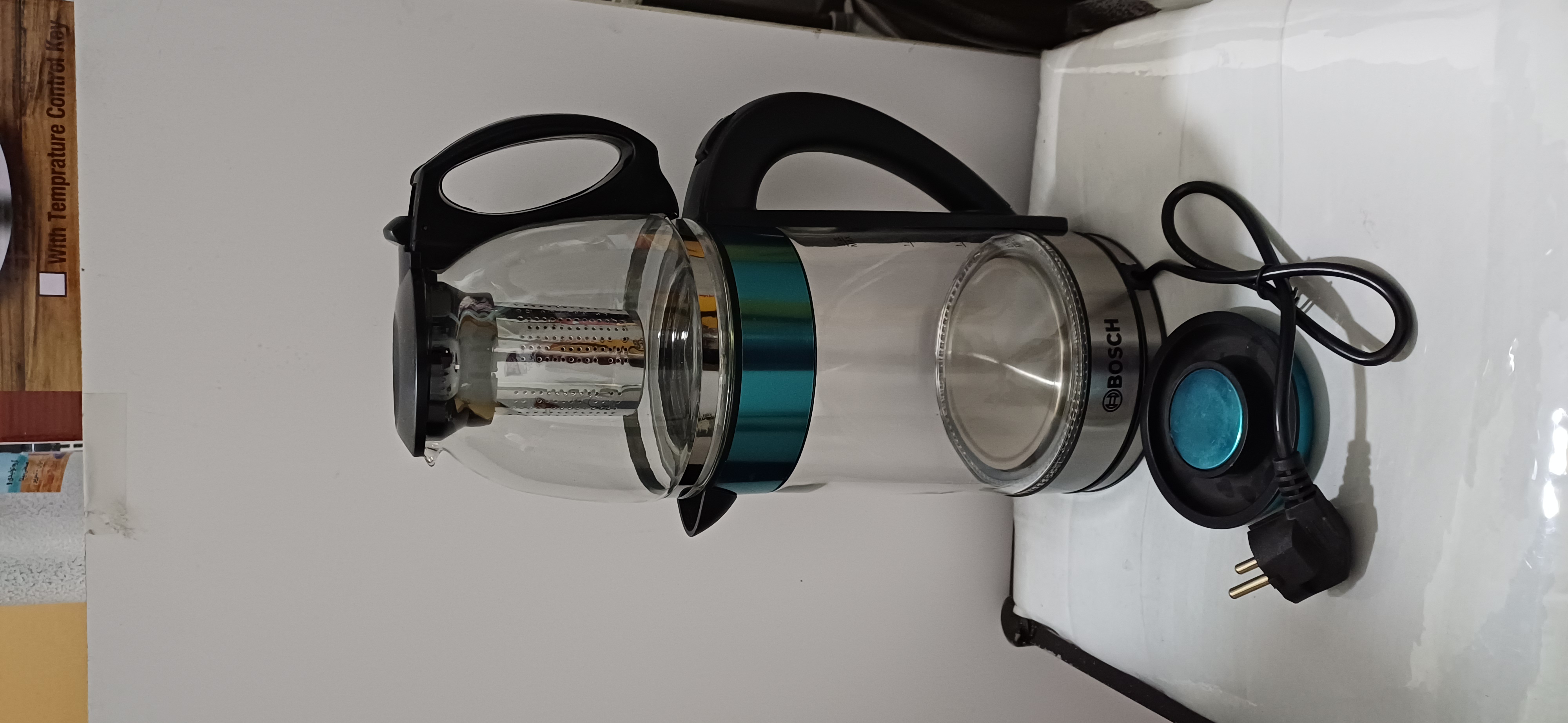 چای‌ساز شیشه‌ای روی‌همی بوش مدل BOCSH – شیک و مقاوم