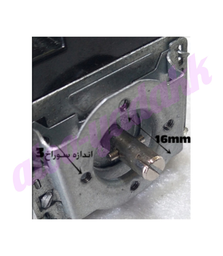 تایمر توستر ۳۰ دقیقهای دو پین شافت کوتاه